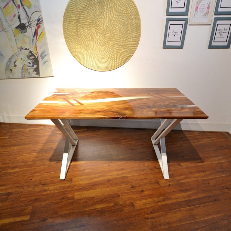 Koshi Epoxy Resin Dining Table